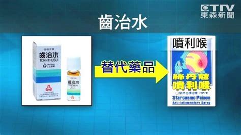 齒治水代替|齒治水 國際認證嚴格！24家本土藥廠停產食藥署：都有替代品